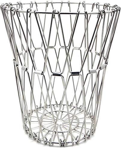 Foldable stainless steel fruit basket for kitchen use Foldable stainless steel fruit basket for kitchen use